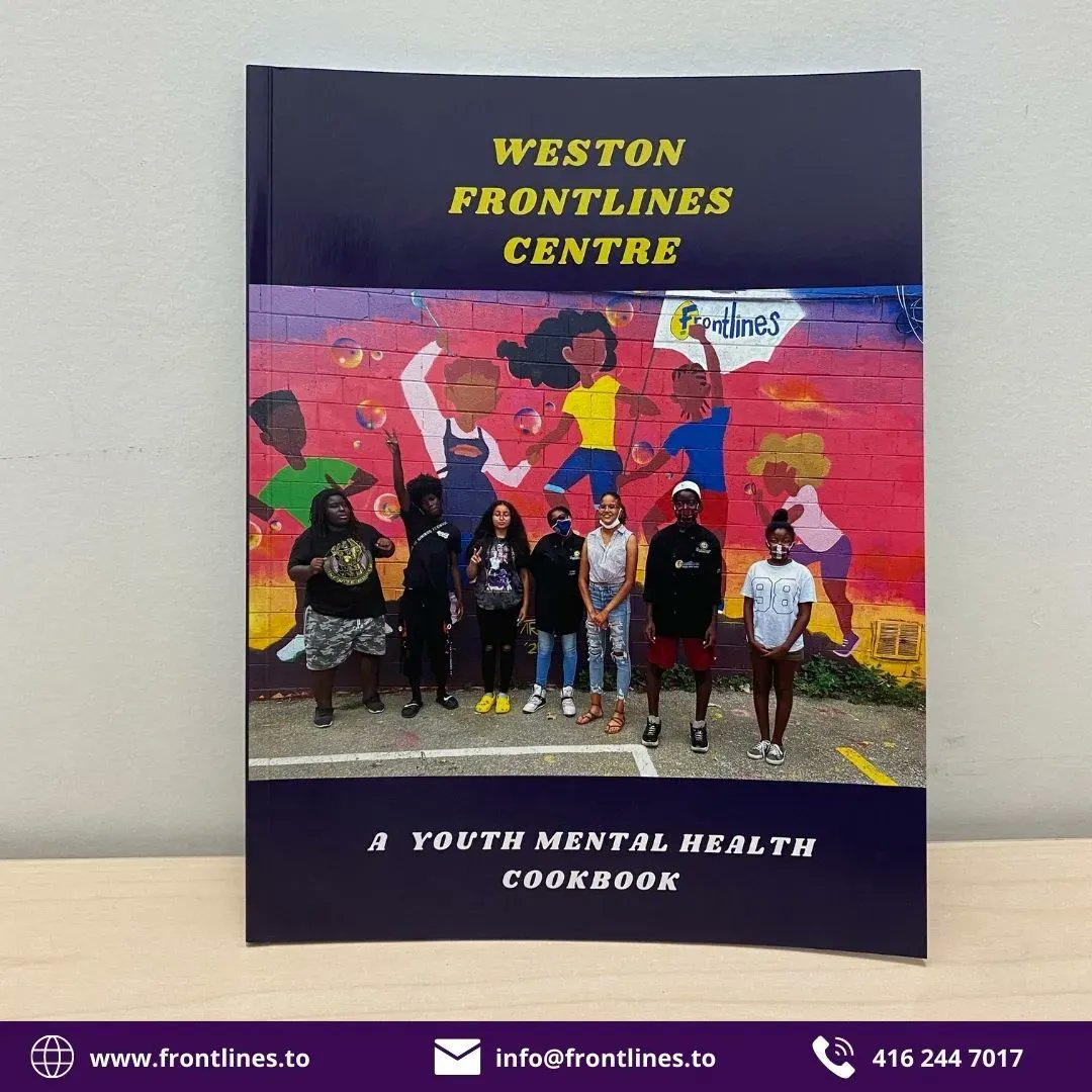 frontlinesto's tweet photo. Our youth mental health cookbooks are available for only $25. To purchase a cookbook send us a email to info@frontlines.to and we will be happy to assist you๐
#torontomentalhealth #torontohealthawareness #torontocookbook #torontoprograms https://t.co/MjBG0GqmqL