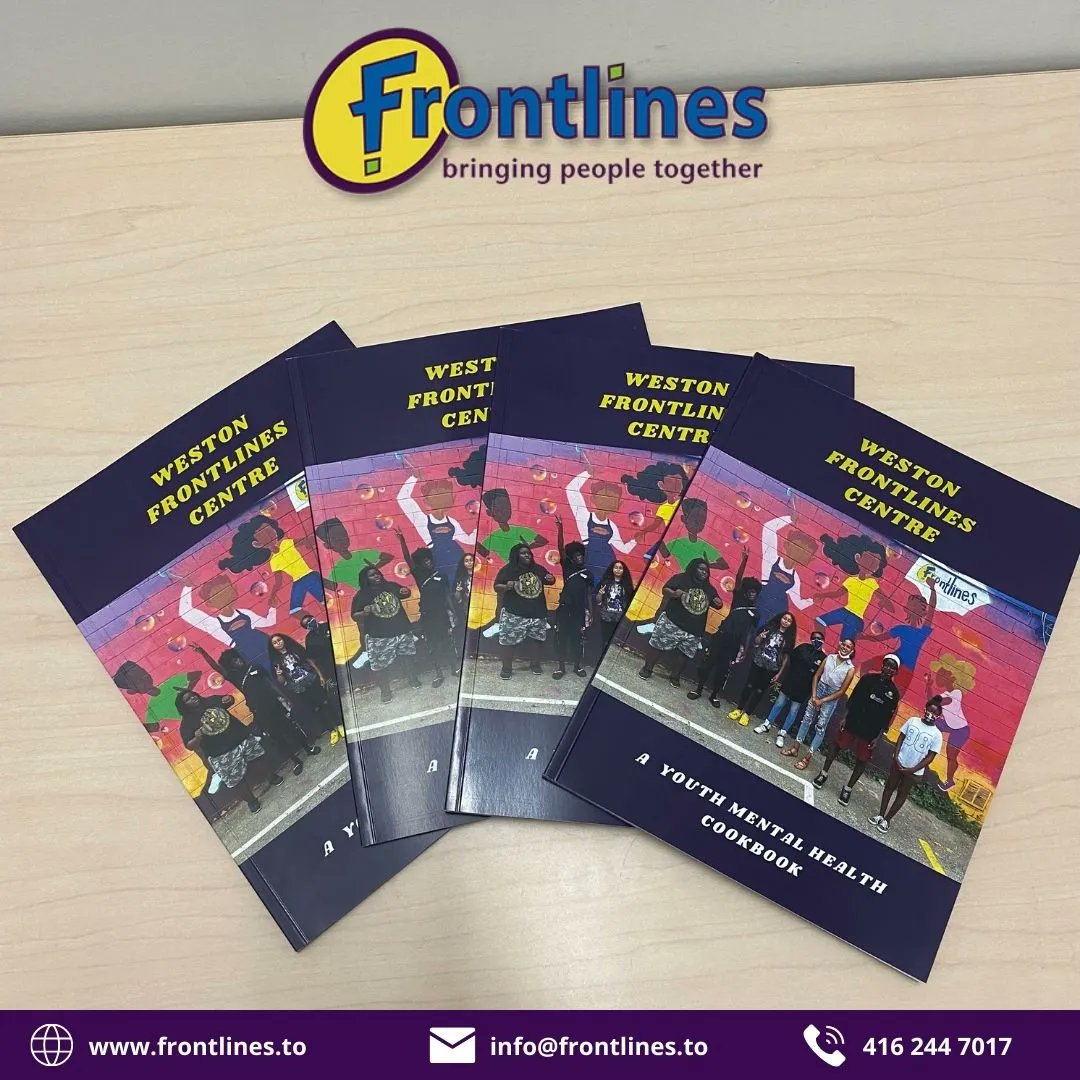 frontlinesto's tweet photo. Our youth mental health cookbooks are available for only $25. To purchase a cookbook send us a email to info@frontlines.to and we will be happy to assist you๐
#torontomentalhealth #torontohealthawareness #torontocookbook #torontoprograms https://t.co/MjBG0GqmqL
