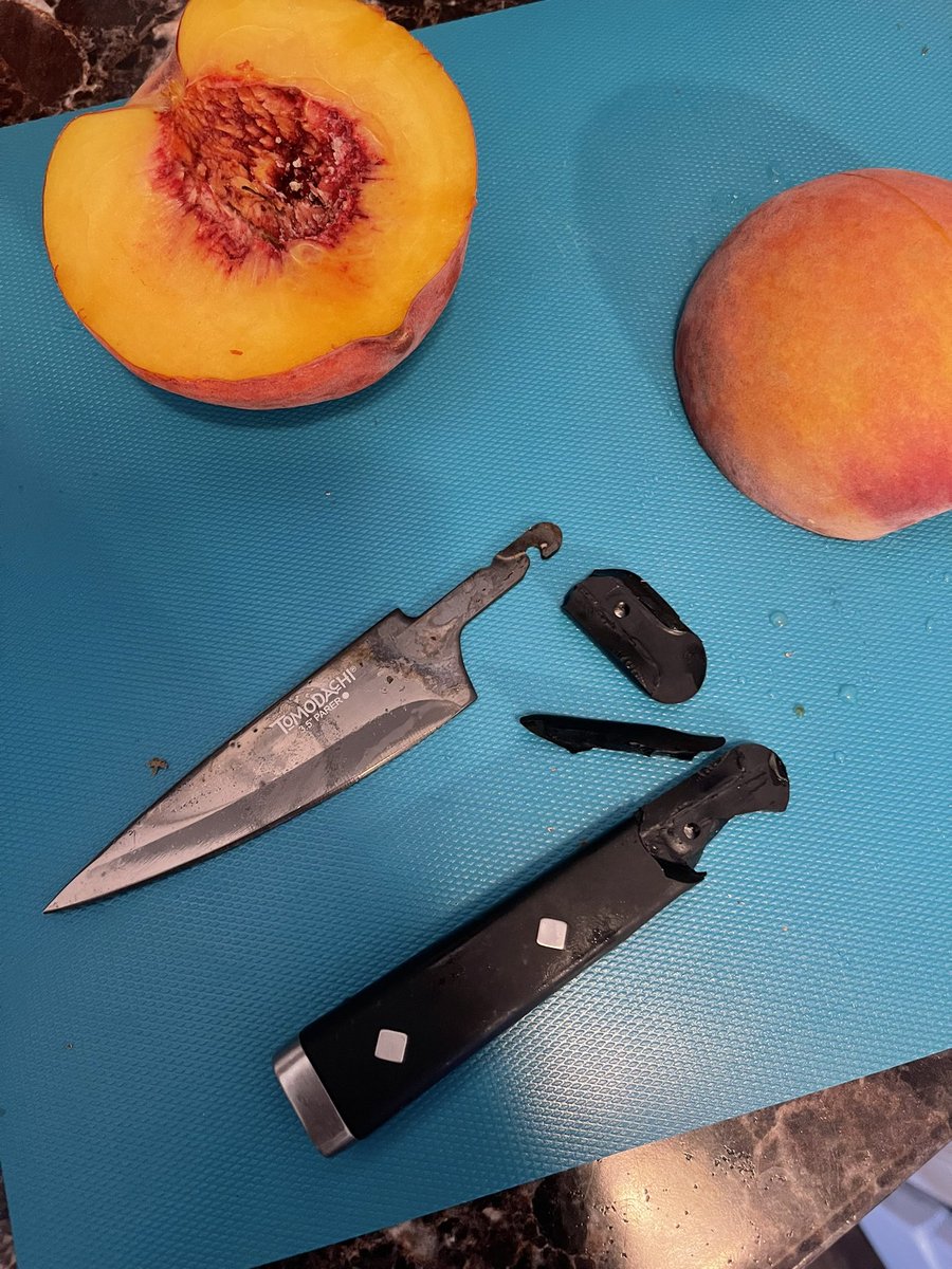 NicoleGuarinoo's tweet photo. @hamptonforge guys - I was cutting a peach :( https://t.co/uxh7Vtlfns