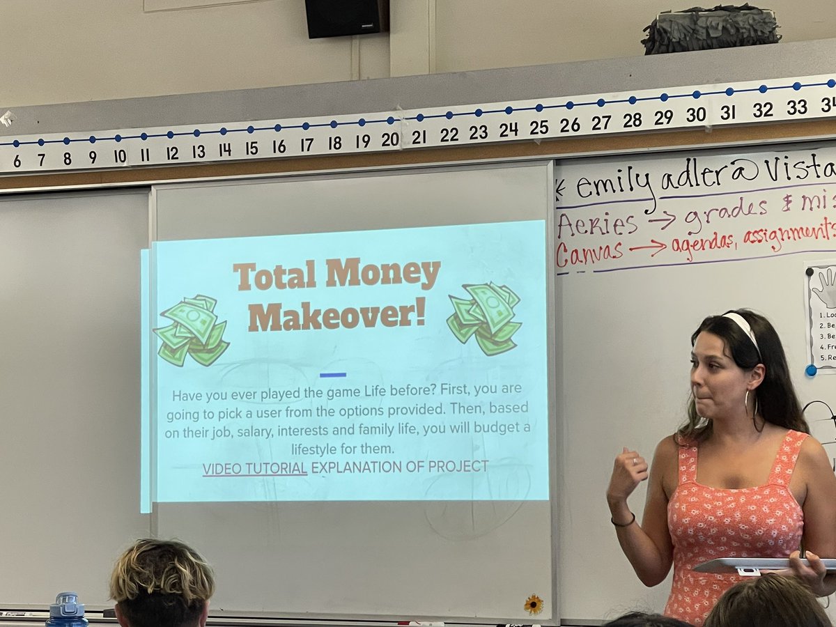 How many of us learned financial literacy while also learning the "core" Math principles in middle school? Love  our 8th GR Math Team <a href="/emilyadlervida/">Emily Adler</a> &amp; <a href="/mrsruizvida/">Katie Ruiz</a> build this in w/ the "Total Money Makeover" &amp; combining our design process &amp; #Empathy into the project! #WeAreVIDA