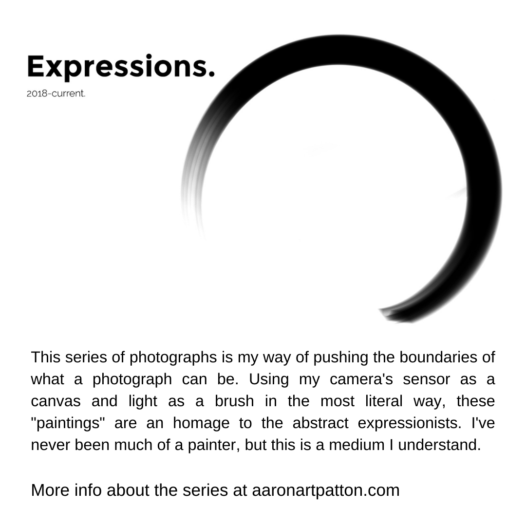 CandelaLuxICT's tweet image. FINAL FRIDAY CLOSING NIGHT: Expressions by Aaron Patton: 

This series of photographs is my way of pushing the boundaries of what a photograph can be. aaronartpatton.com. Also showing: CastOne, Andres Levaggi, Ves by Catherine, #Envision artists AWIWA

@CandelaLuxICT  5-8PM