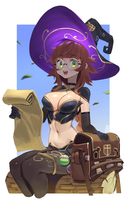@ Nithros2 's cute witch  