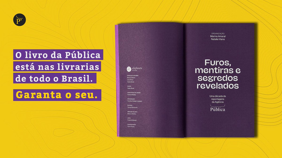 No nosso novo livro “Furos, mentiras e segredos revelados” relembramos nossa cobertura de questões de gênero, as investigações na Amazônia e como é possível partir de dados para contar histórias. 
Adquira já! 👉 bit.ly/FurosMentirasS…