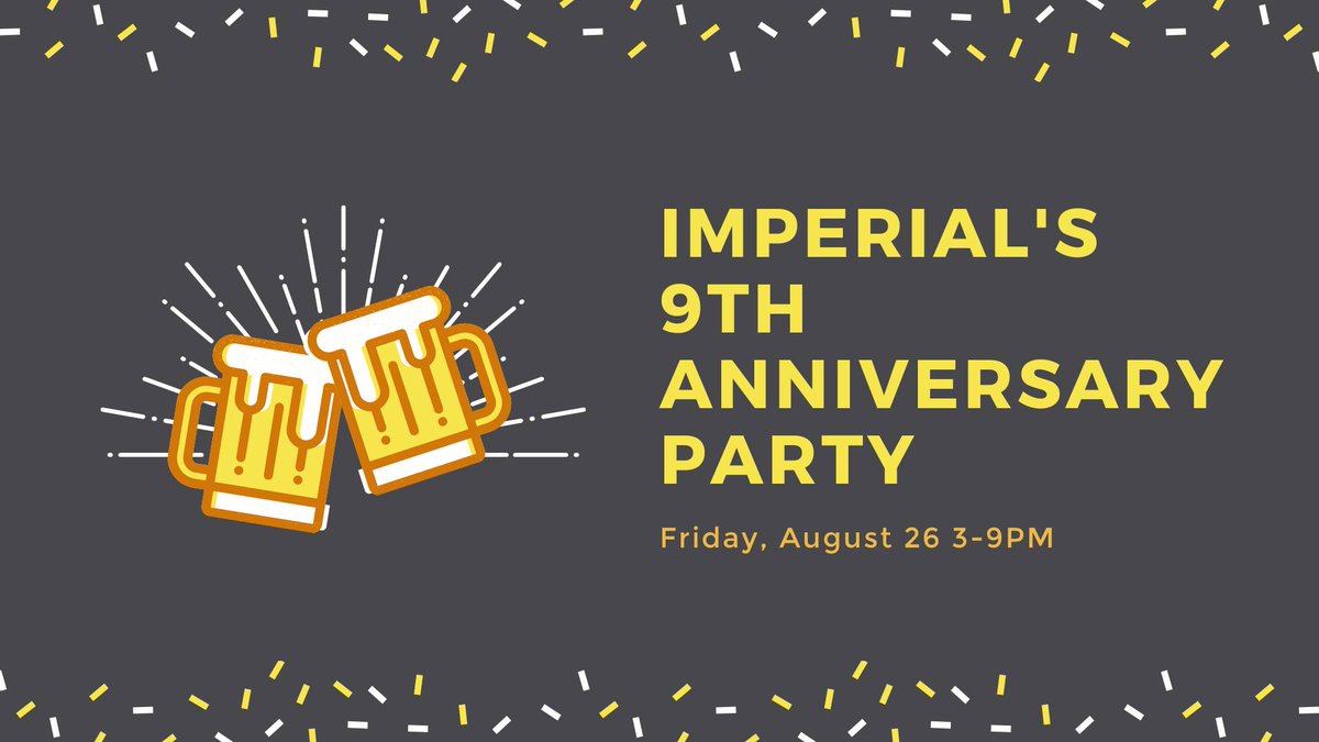 DblBBeer's tweet photo. Another weekend of beery events kicks off today with:
@cruxbrew Dogs&amp;Lagerfest in Bend at 2pm
@ImperialBttlShp 9th Anniversary in PDX at 3pm
@MayflyPdx Kolsh Fest at 5pm -
Dtails - https://t.co/1MX7iitgEx https://t.co/E8xPkn3GXU