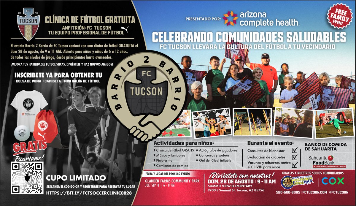 Join us this Sunday for a free family event at Summit View Elementary School from 9:00-11:00 AM!