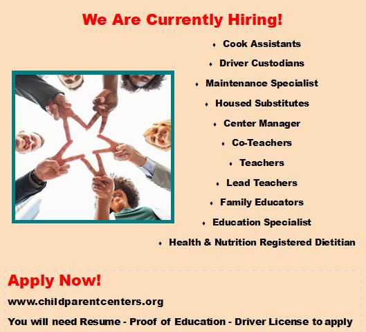 CPCTucson's tweet photo. WE ARE READY! Visit our website for all our openings. https://t.co/wSZcvBsK3W
#CPC #HEADSTART

*Education Assistance 
*Insurance benefits
*Retirement Plan
*Paid Leave https://t.co/XVBdATojP7
