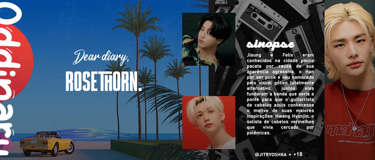 OddinaryFicFest's tweet photo. โฉ Rosethorn
โ Han/Felix/Hyunjin
โ Poliamor, Punk!Au
โ #Plot17
ยป https://t.co/IecdIM9kyS https://t.co/8lM1k4EdKc