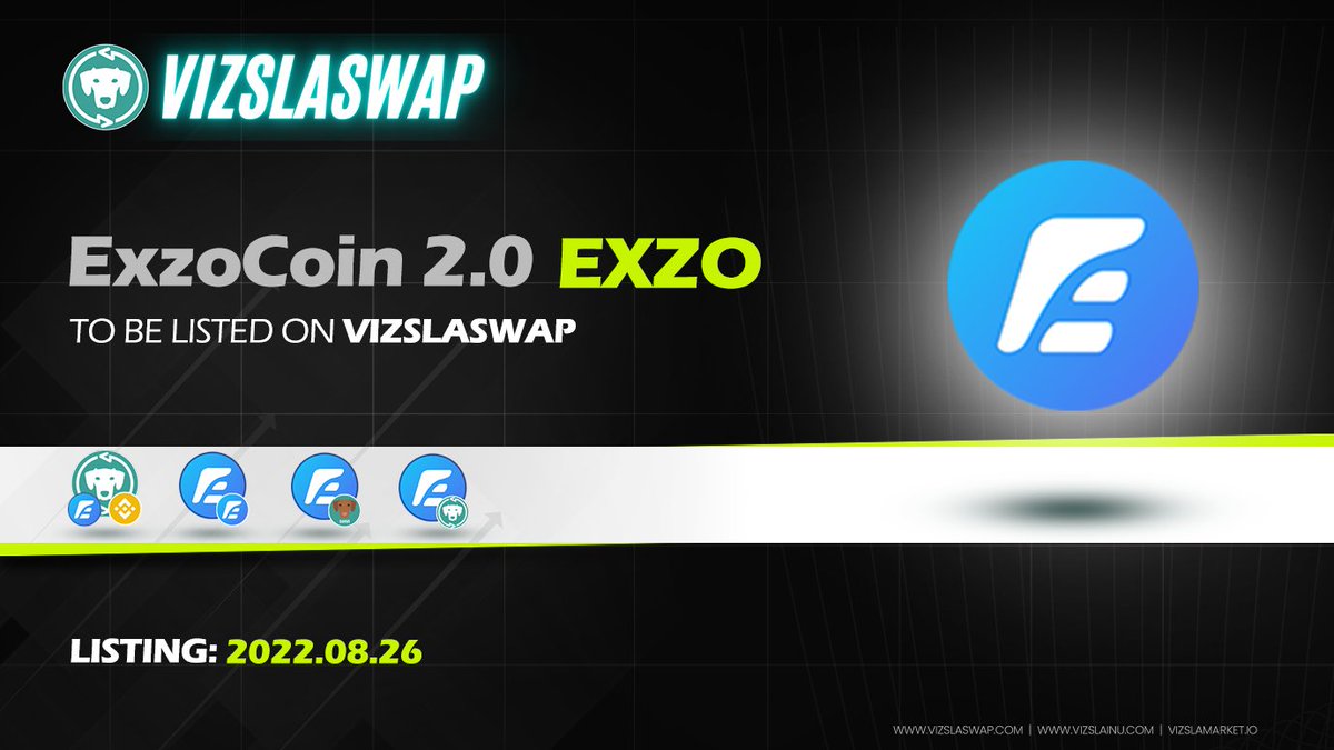 HunVizslainu's tweet image. VizslArmy!

OFFICIAL LISTING: @EXZOcoin 2.0 (EXZO) 

Exzo Network is a lightning-fast Layer-1 blockchain featuring a developer-optimized co-chain architecture that combines the two most used permissionless ecosystems - ETH &amp;amp; Cosmos - into a single, scalable, network.

#vizslaswap