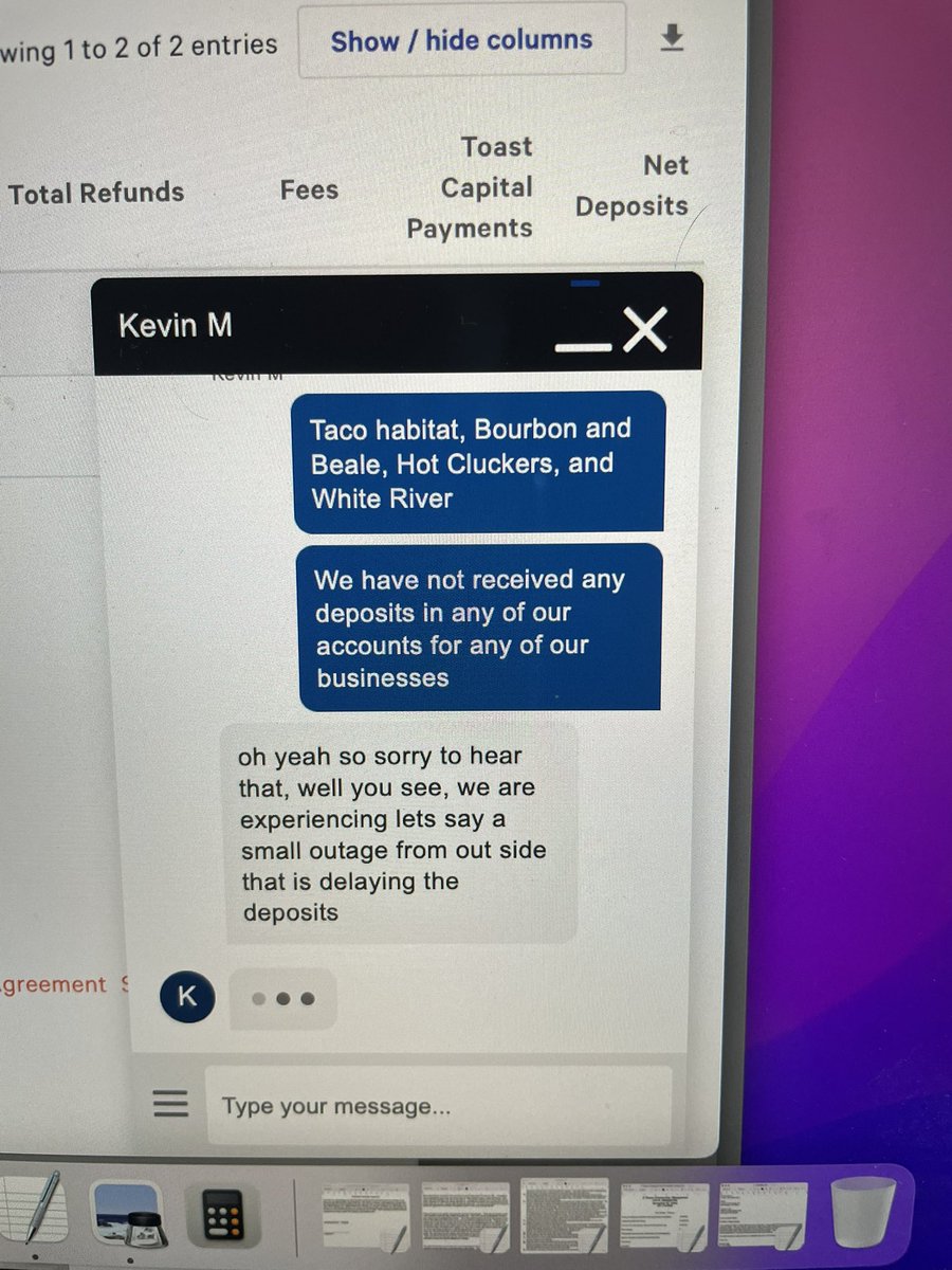 MichaelFelts's tweet photo. @JUSTlFlABLE @ToastTab Always some sort of problem with @ToastTab https://t.co/oeFNlVv1Ph