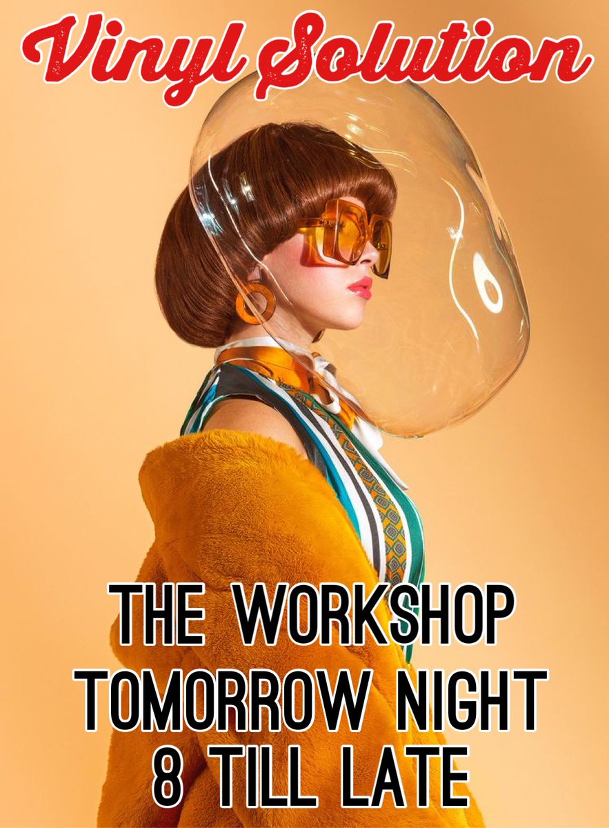 It’s that time again kids.
Tomorrow night <a href="/TheWorkshopL22/">The Workshop</a>    Your monthly vinyl night out. An eclectic mix specially curated to ease your weekend woes.
From 8 in the bar. X