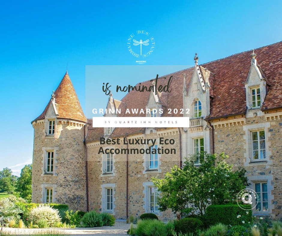 inn_hotels's tweet photo. We are excited to announce that @DomaineEtangs is nominated for the #GrINNAwards2022 🏆,by #QuartzInnHotels
For more details, visit👉 https://t.co/Dy12gbSSQx
#massignac #visitfrance #frenchtravel #france #chateau  #france_vacations #france🇫🇷 #francefromawindow #francetourisme https://t.co/Mnd7i6icsR