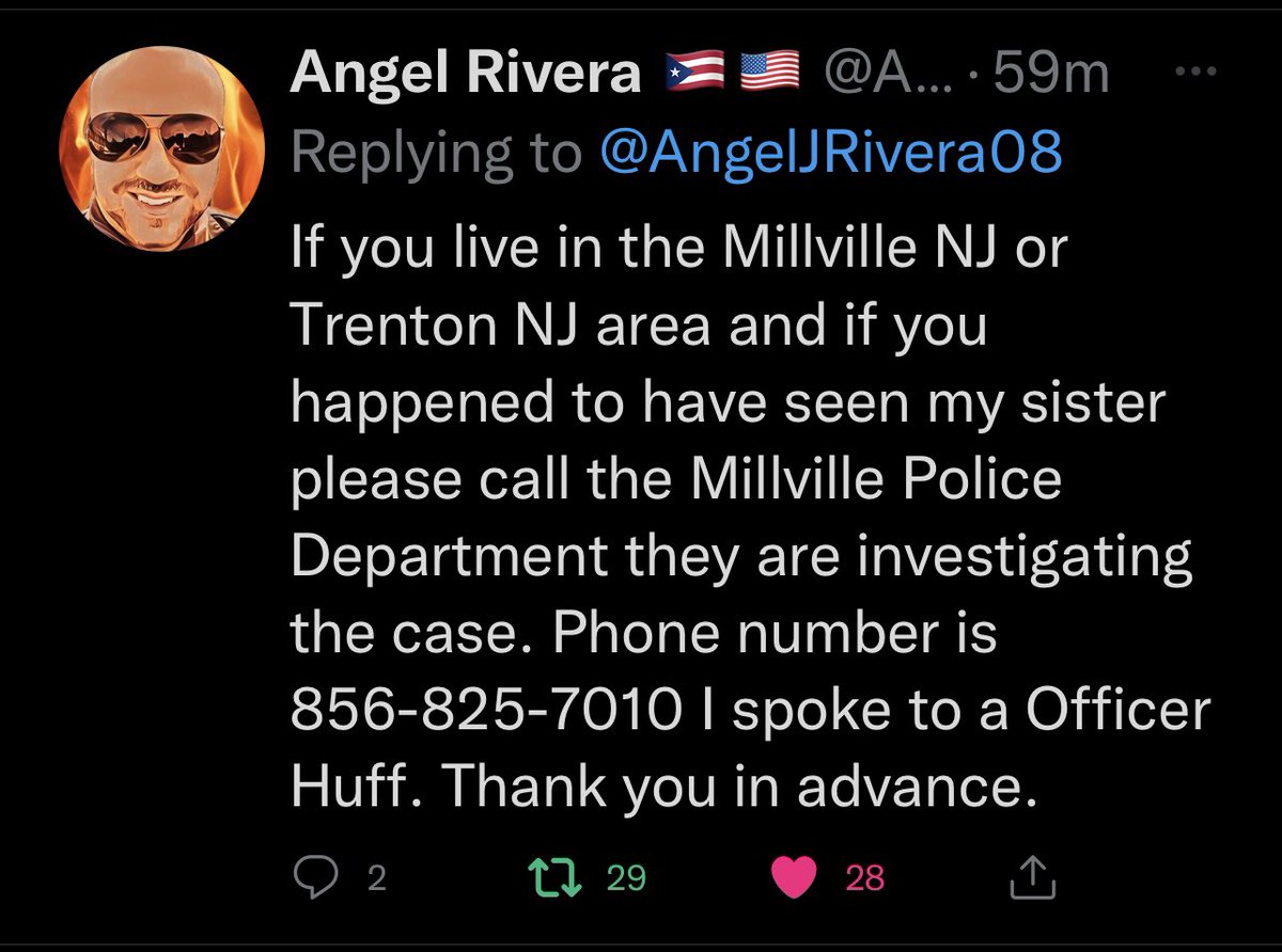 **MISSING PERSON** please help &amp; RT to amplify.

Contact the Millville PD in the screen cap at 856-625-7010 if you see her please - time is critical here 
<a href="/AngelJRivera08/">Angel Rivera 🇵🇷🇺🇲🎙️</a>