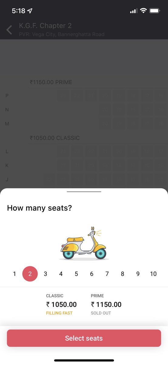 shreyas_62's tweet photo. #KGFChapter2 released in 10k screen's not 8k and 6k😄😄

And someone said 300 avg ticket price 😂😂

#KGFChapter2 price itself starts from 400 From Bangalore itself

Avg ticket price in Urvashi is 570 rs

Stop comparing 😂😂Range matters

#YashBoss https://t.co/gHgMJ5Jxpc