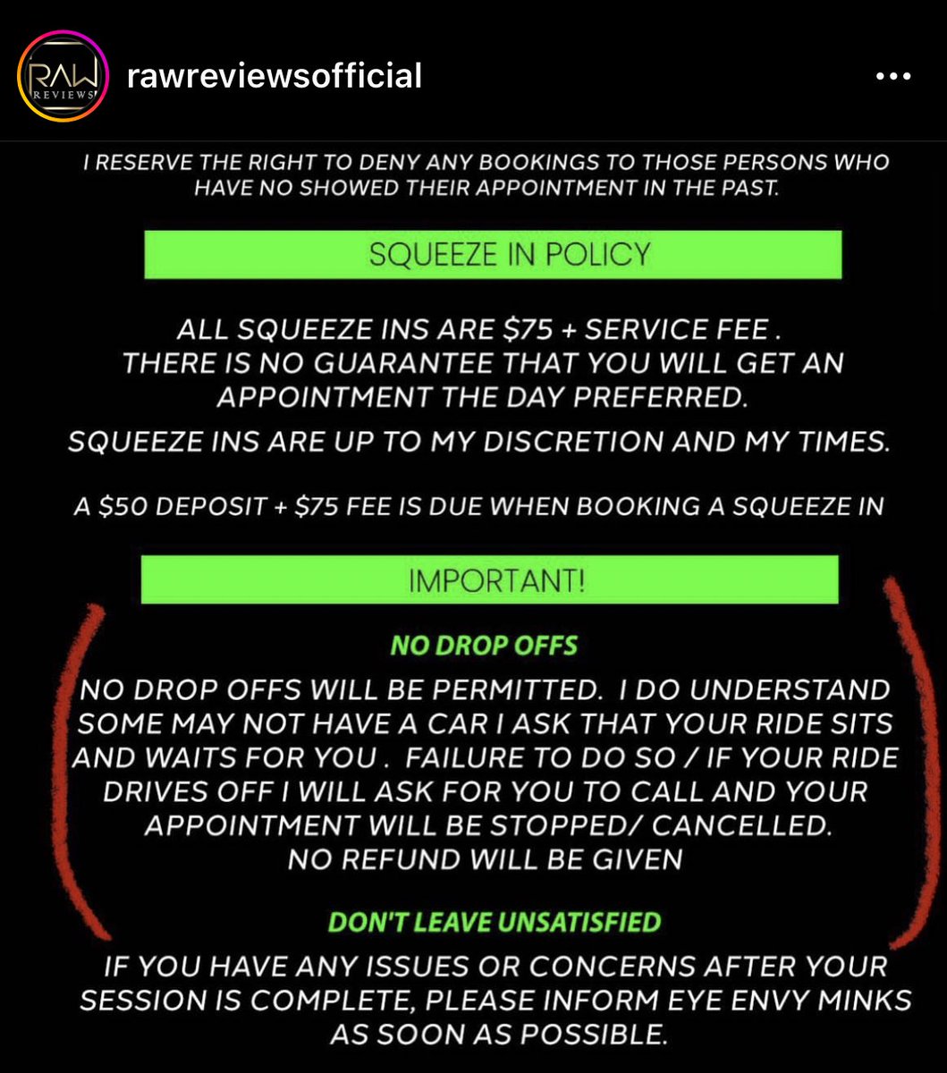 lord. the lash techs you sent down here to do lashes is losiiiiinnnggggggggggg what they came to do 😫😫😫 check out her policy! #RawReviews #RawReviewsOfficial instagram.com/RawReviewsOffi…