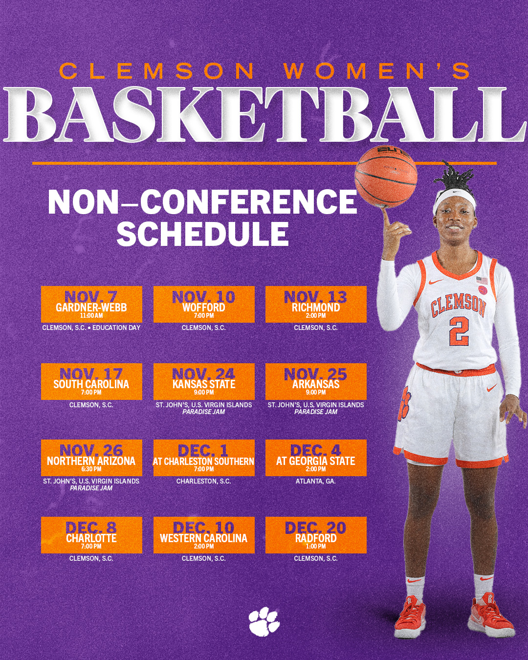 Clemson Women's Basketball (ClemsonWBB) / Twitter