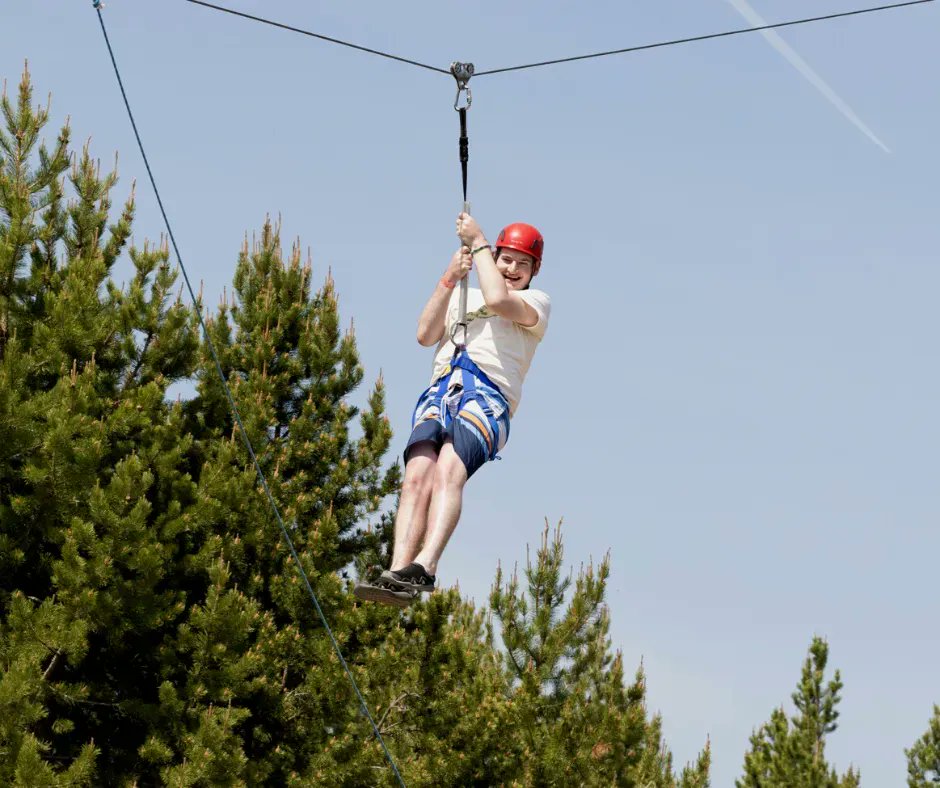 adams_camp's tweet photo. Brave enough to take on the zipline? Our campers had no problem with it π
#AdamsCamp #SpecialNeeds https://t.co/238FybnsV9