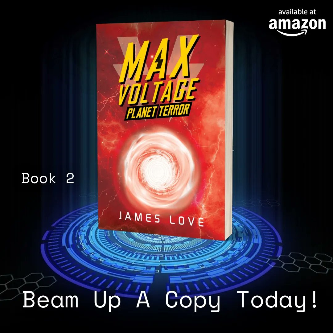 JamesLovesMGLit's tweet photo. Beam up books 1, 2 &amp; 3 in my continuing Max Voltage funny middle grade scifi series! Ideal for kids aged 8-12⚡️
https://t.co/HEBXXaxiv4 🇬🇧
https://t.co/wI0qoQhggl 🇺🇲
#maxvoltage #middlegrade #scifi #kidsbooks #StarTrek #reddwarf #middlegradebooks https://t.co/Bn6A86YHrv