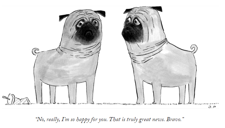 JuliaGWade's tweet photo. Anyone have colleagues or friends who resemble this? LOL #TheNewYorker #cartoon https://t.co/XouI1hOgKC