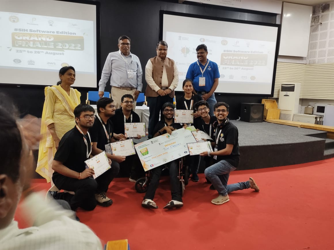 Glad to share that the team TSS @iisc_aith has won @SIH2022_MIC Heartiest Congratulations to team <a href="/IncubatorIITK/">SIIC IIT Kanpur</a> <a href="/InnovationHubUP/">Innovation Hub</a> <a href="/74_alok/">ALOK KUMAR</a> <a href="/Pradeep1881964/">Pradeep Kumar Mishra</a> <a href="/RiteshCNC/">Ritesh Saxena</a> @MahipAKTU <a href="/akl963/">Arvind Kumar, IAS Retd</a> <a href="/shah_dhawan/">Anurag Shah Dhawan</a>  <a href="/AnantVaish/">Anant Vaish</a> <a href="/AKTU_Lucknow/">AKTU</a>