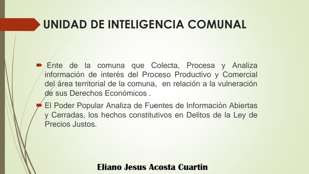 Elianoacosta's tweet photo. El Presidente @NicolasMaduro le pidió al pueblo que lo ayuden a luchar contra la Delincuencia que roba y especula y que son autores de Delitos Económicos. Presentó para su discusión esta propuesta. Vamos a difundirla para que al menos sea evaluada por las instancia del Gobierno. https://t.co/ayQNSZ86Ec