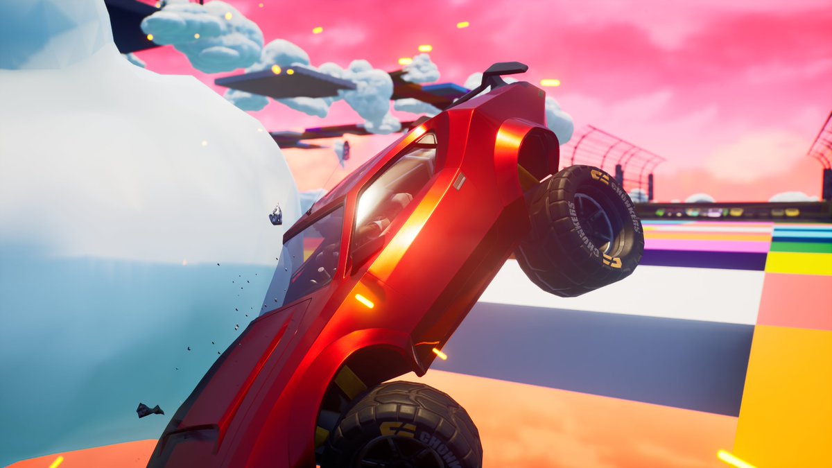 I am pleased to introduce🌈 SUPER COLOR RACE to you!

Description:
- Racing game with randomly breaking floors by colors
- Up to 16 players
- Get to the finish line first.
- Don't fall off or you'll have to do the lap again.

Island Code: 
6185-5780-0023

#FortniteCreative