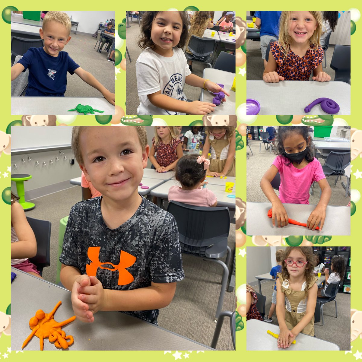 FochtMrs's tweet photo. Lions and Tigers oh my! Creating animals out of play doh using the #EDP with Kinder in #STEAM class! #prosperproud #Hallmeansall ⁦@PISDHallElem⁩ https://t.co/xsHi3dq6if