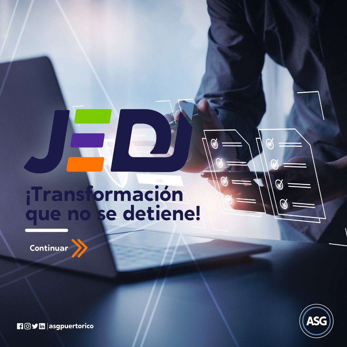 ASGPUERTORICO's tweet photo. El sistema J.E.D.I. ha sido de gran beneficio para nuestros compradores como parte de la implementación de políticas públicas del Gobierno de Puerto Rico sobre tecnología y modernización. #ASGDigital #GobiernoDigital https://t.co/HIF1mDXw9a