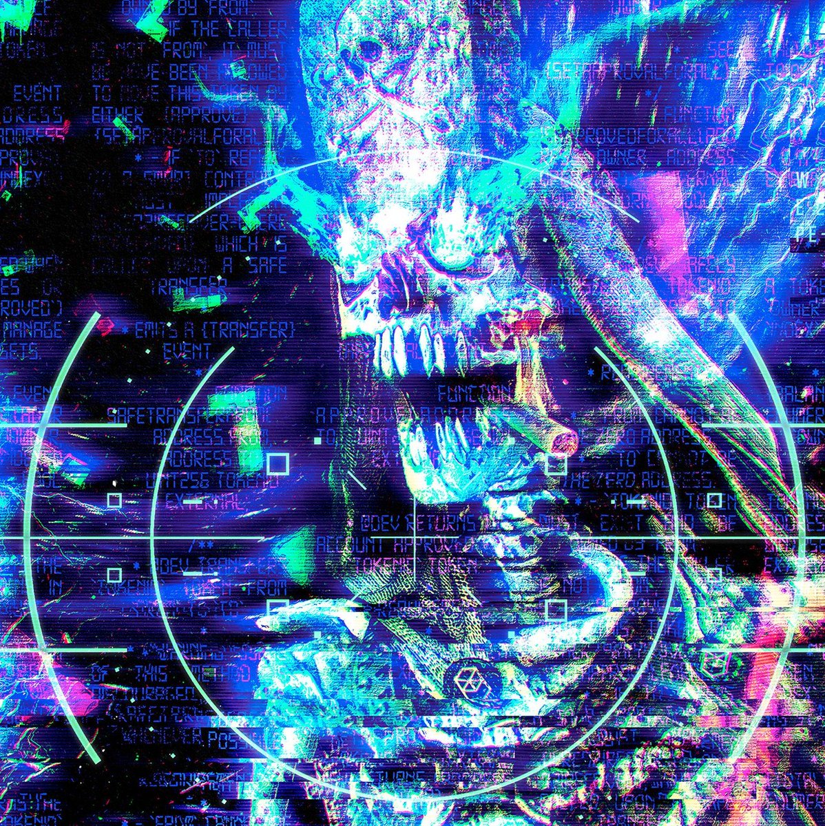 Who all is excited for the <a href="/tombheads/">Zorro 🏴‍☠️</a> birthday auction on Sunday!? 🎉

Here's a lil detail crop of what I've been cookin up 🪦 
This shit is FARKED hahah