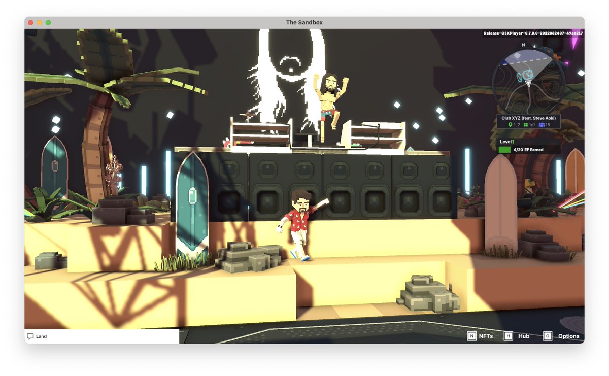 evieericjo's tweet photo. @TheSandboxGame @steveaoki I just participated in the #SandboxAlphaS3Giveaway for a chance to win 500 SAND! On stage with Steve Aoki, check out my screenshot below!
👇 https://t.co/LMuvjay2N4