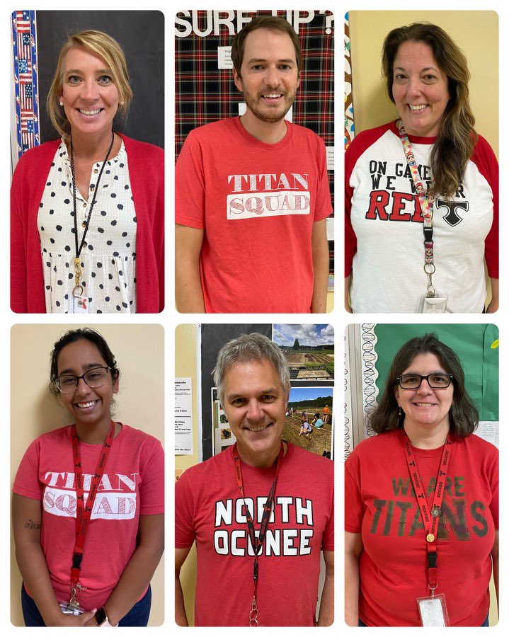 Congratulations to our North Oconee 2022-2023 TOTY Finalists Mrs. Daniel, Mr. Huckaby, Mrs. Kellman, Mrs. Laughman, Mr. McMaken, and Ms. Spears!  GO TITANS!!