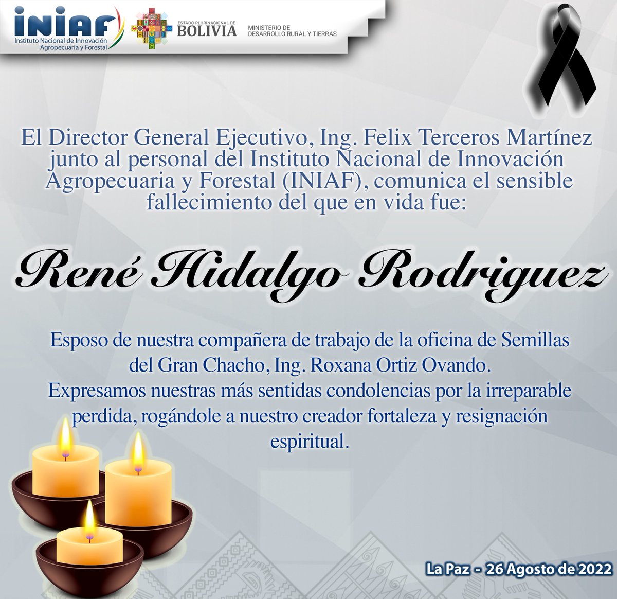 @INIAFBolivia - MDRyT tweet media