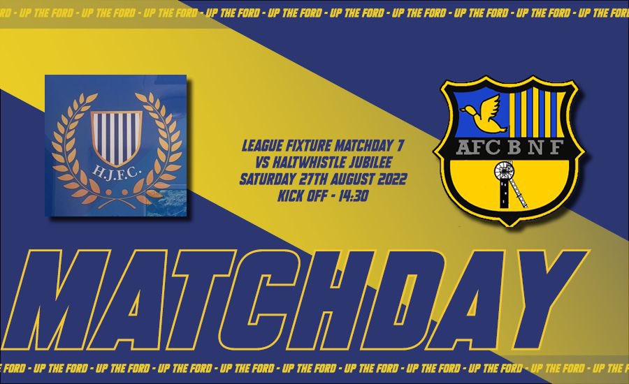 𝙁𝙞𝙭𝙩𝙪𝙧𝙚 

League game 7 the lads travel away to <a href="/Haltyjubes/">Haltwhistle Jubilee</a> tomorrow 

📅 Sat 27th August 
⏰ 14:30
🏆 Northern Alliance Prem Division 
🏟 The Burn, Wilia Road, NE49 9EH

#uptheford