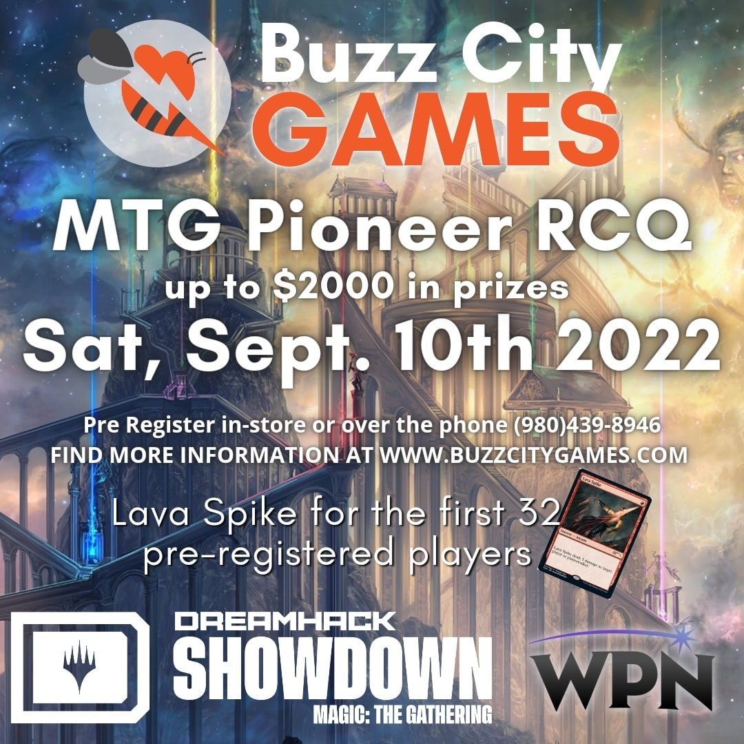 BuzzCityGames's tweet photo. Find more info at https://t.co/gxgcmlT7El
#mtg #magicthegathering #dreamhackrcq https://t.co/kb8rUbwaRr