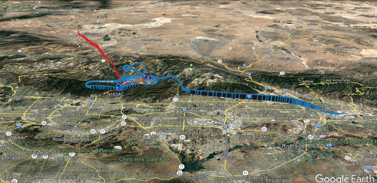 fire_feeds's tweet photo. Firefighting aircraft are back up over the 149 acres 20% contained #EastFire in #AngelesNationalForest 
Elkhorn Aviation-Air Tactical Aircraft
#N8PQ
Erickson Sky-Crane- Type I Heavy Lift Helicopter
#C746 #N163AC
Coastal Helicopters-Type II Helicopter
#N205TK
🇺🇸❤️‍🔥 https://t.co/GNRwZYcAtH