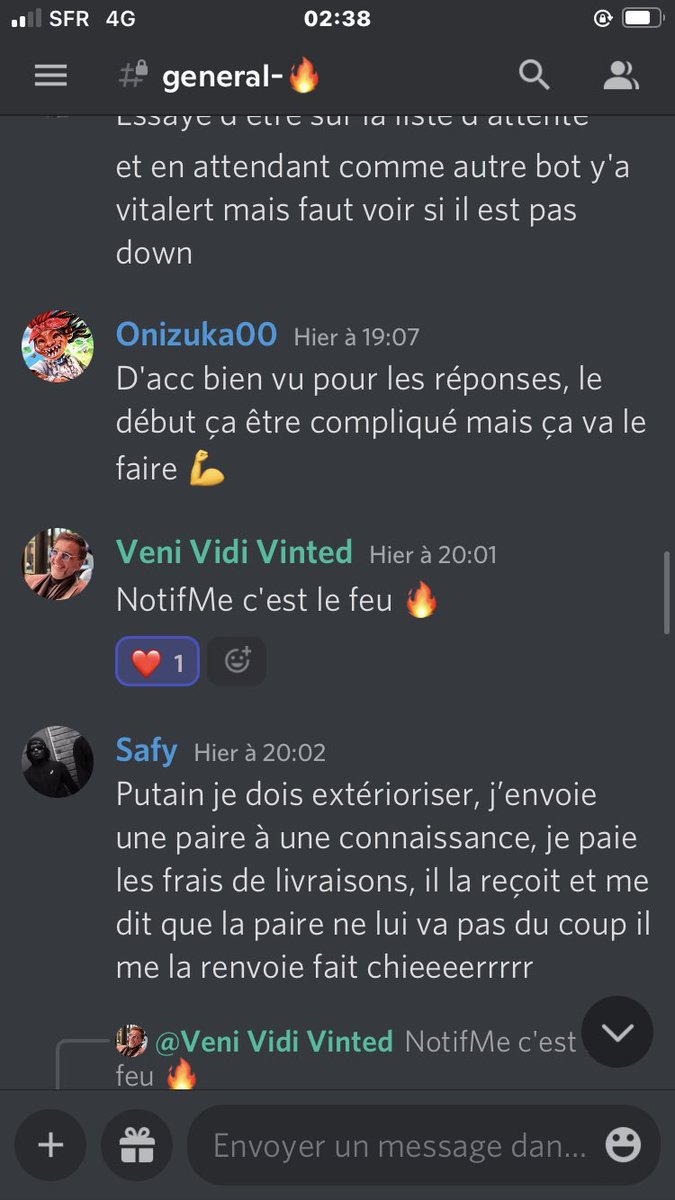 notifmeV3's tweet photo. 📟 Mise à jour

Merci à @VeniVidiVinted ainsi qu’à nos membres pour les excellents retours depuis la dernière mise à jour technique. https://t.co/eNPK1QC4wT