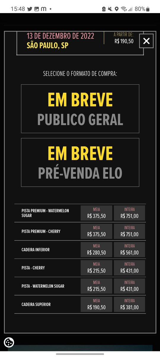 drivertomlinson's tweet photo. troco virgindade por ingresso pista premium do show extra harry styles https://t.co/PnXGepCLBS
