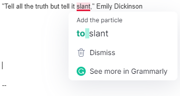 luketrouwborst's tweet photo. The modern world is Grammarly correcting Emily Dickinson https://t.co/owQhtgxQoi