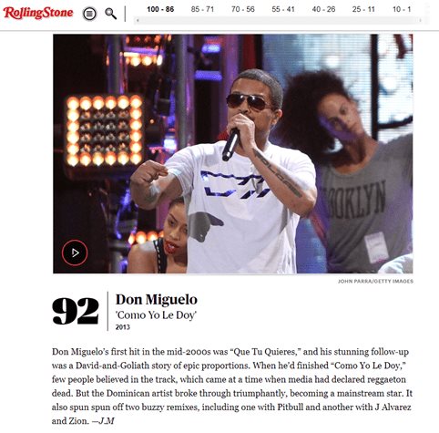 DiarioLibre's tweet photo. 🎶 |#MúsicaDL| Como yo le doy" de Don Miguelo, entre los 100 mejores temas de reguetón de todos los tiempos, según Rolling Stone
🔗 https://t.co/RypM8whEq9
#DiarioLibre #Comoyoledoy #DonMiguelo #RollingStone #100mejores https://t.co/wyMxMLn32v