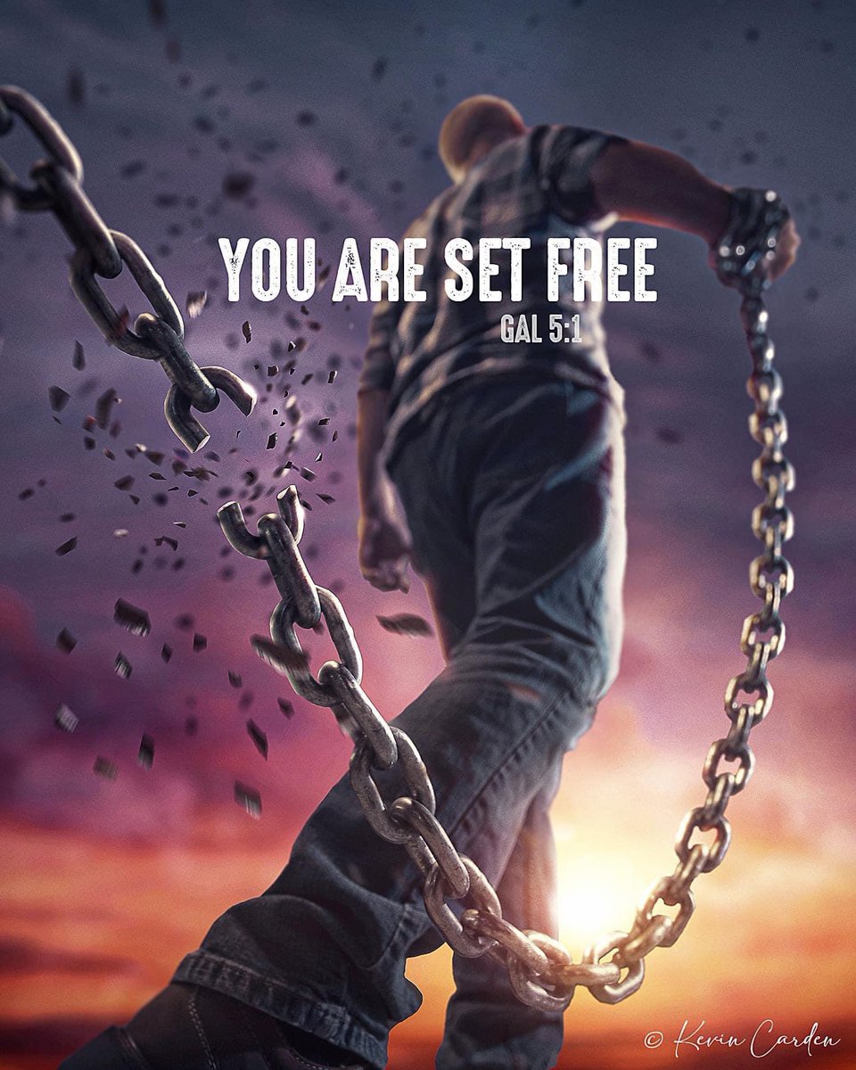 samduranc's tweet photo. Cristo nos libertó para que vivamos en libertad. Por lo tanto, manténganse firmes y no se sometan nuevamente al yugo de esclavitud. Gálatas 5:1 NVI
#FirmesyLibres https://t.co/H9km2LYLUb