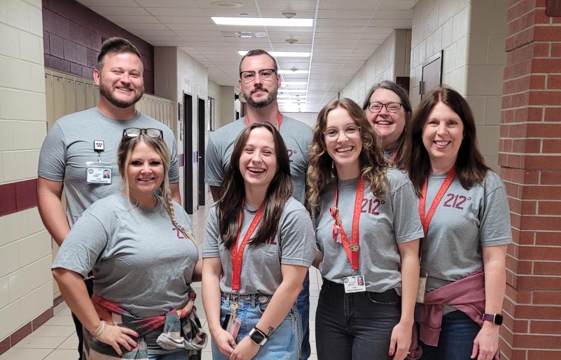 The English IV team is here to support our seniors! <a href="/CDubUKnow2023/">Cypress Woods HS - Class of 2023</a> <a href="/CyWoods212/">Cypress Woods HS</a>  #cywoods212 #CFISDForAll @SuptMarkHenry