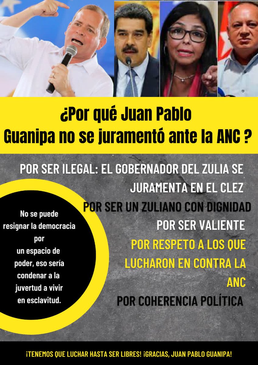 EnderMolina613's tweet image. Juan Pablo no traicionó al Zulia, no le entregaron la gobernación por ser coherente,pensó en el bienestar del pueblo antes que el suyo