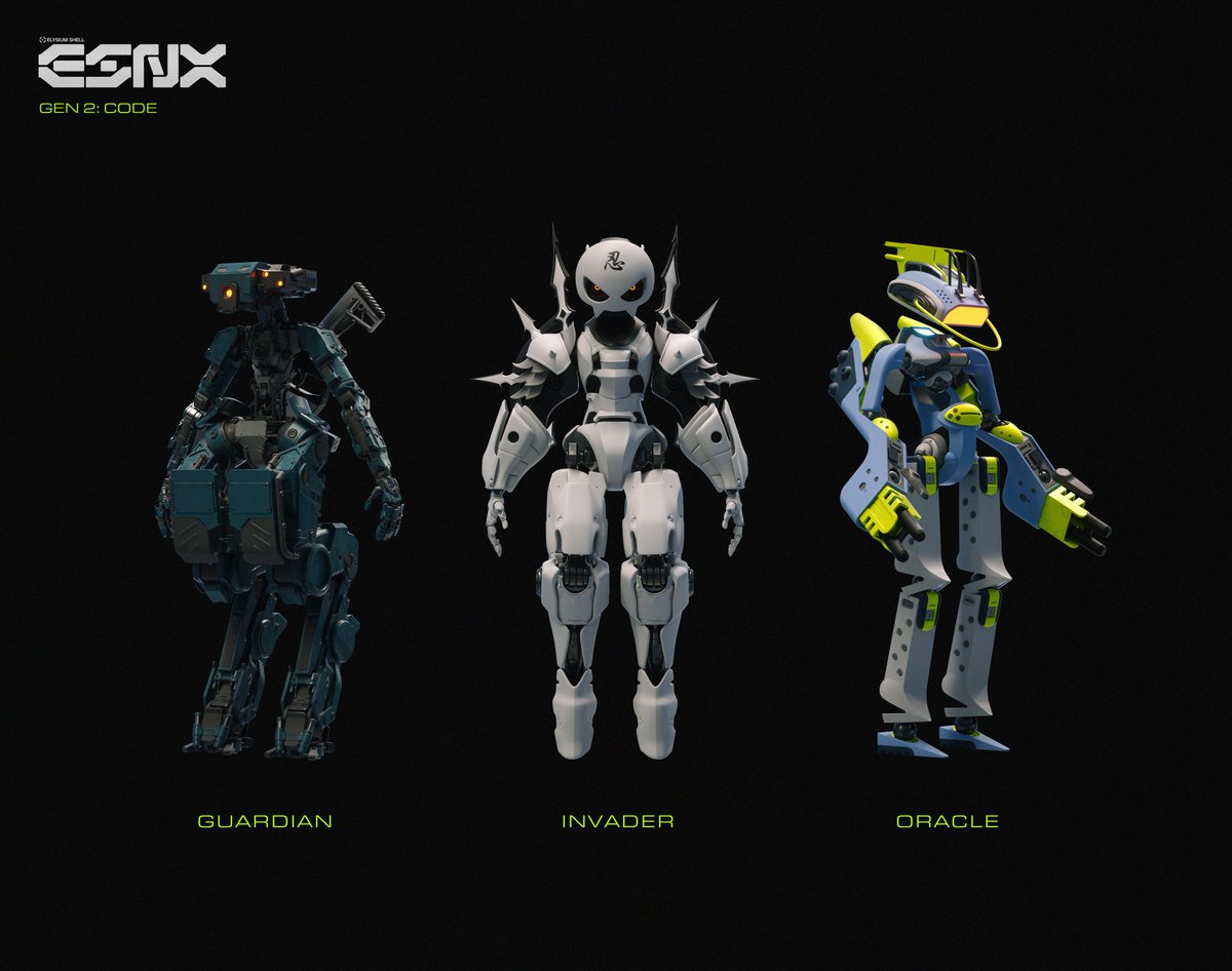 elysium_system's tweet photo. Introducing ESNX Code: Invader / Guardian / Oracle
⠀⠀⠀
#ESNX #ELYSIUMSHELL https://t.co/CmiCiDZpca