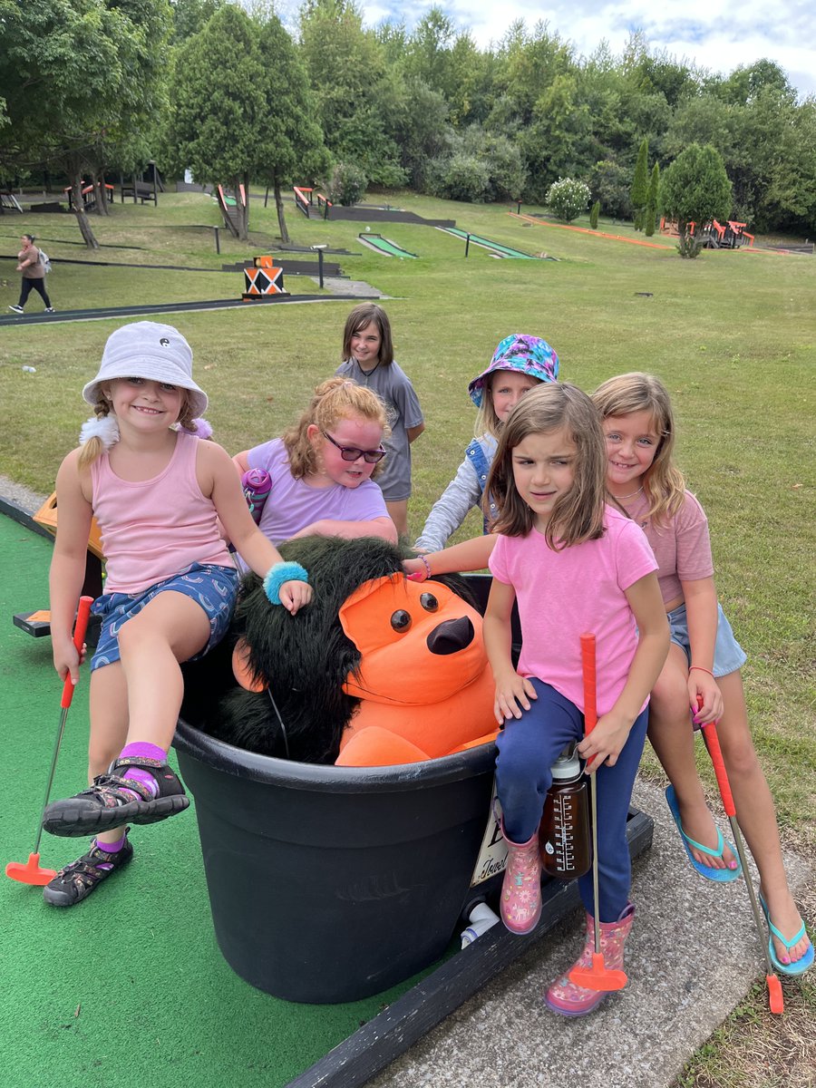CliftonSpringsY's tweet photo. Happy Friday! Awesome time at summer camp this week. Secret Spies was our theme. We went to play putt putt and on Wednesday we had Wildlife Rockstars come by to show off some cool exotic animals. Have a great weekend everyone! #csaymca https://t.co/rOKHjZiLpQ
