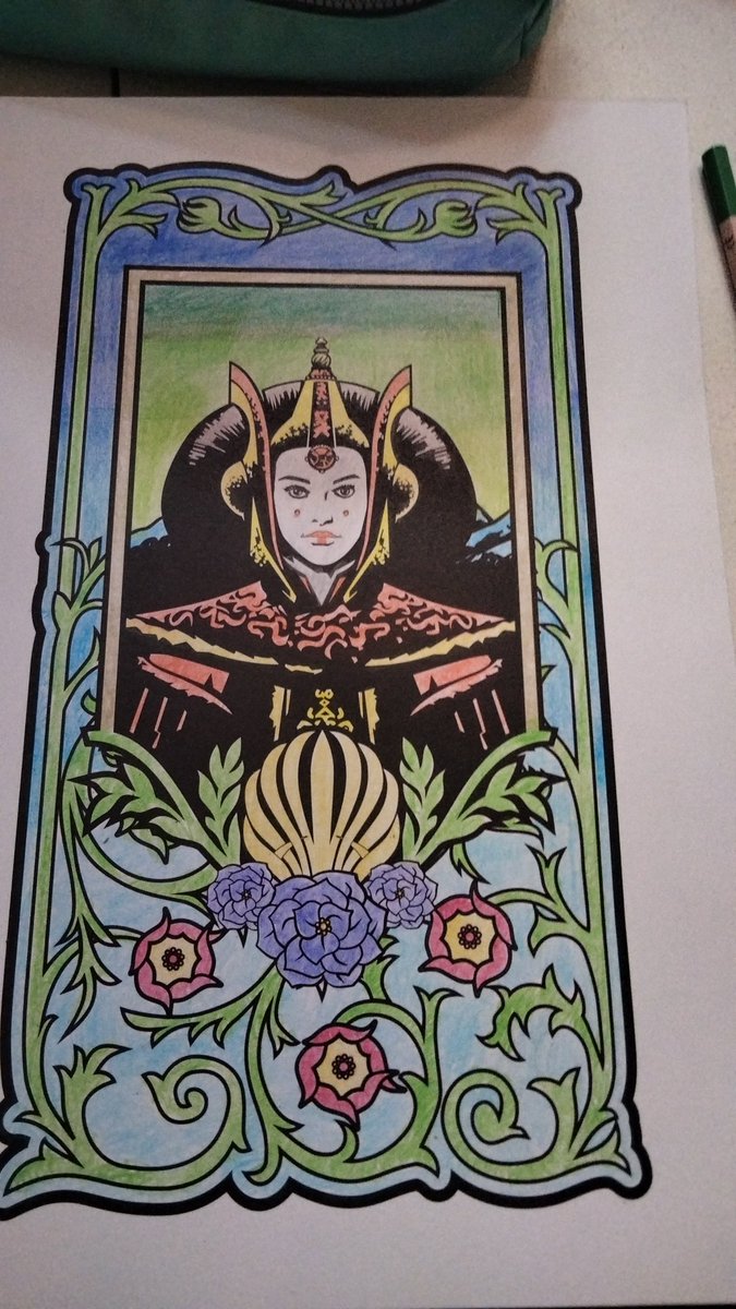 claqueta3's tweet photo. Pues terminado, la verdad es que mucho mejor de lo que esperaba.
#Arteterapia
#Colorterapia
#StarWars https://t.co/5uX30PnLwt