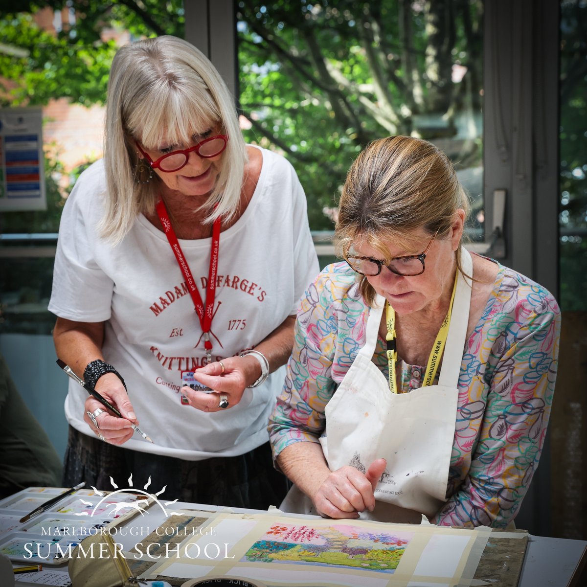 MCol_Summer's tweet photo. You painted wonderful watercolours with Susanna Bailey. #throwbacktoschool https://t.co/CBl1KEMXAo