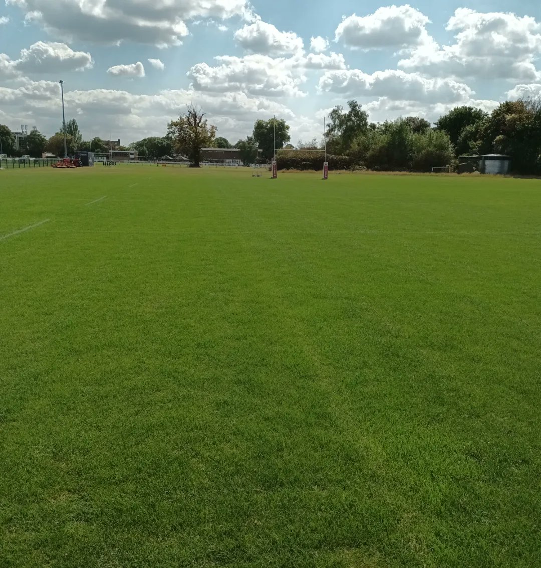 WaspsFC's tweet photo. Some of the greenest pitches you ever did see.
Huge thanks to our members for their investment and patience over the past couple of months as we've been renovating to ensure we're ready for the start of the season fixtures next week
#rugbypitches #groundkeepers https://t.co/ZDN8AYjFVg