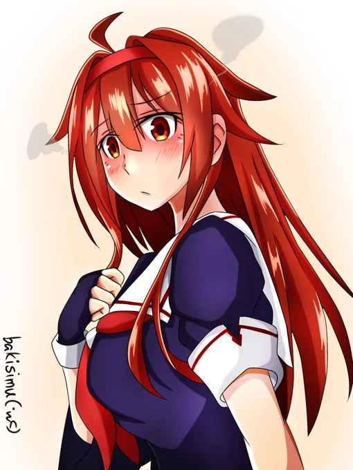 #自分の好きなキャラ一人の画像を四枚貼る白露(‾▽‾) 