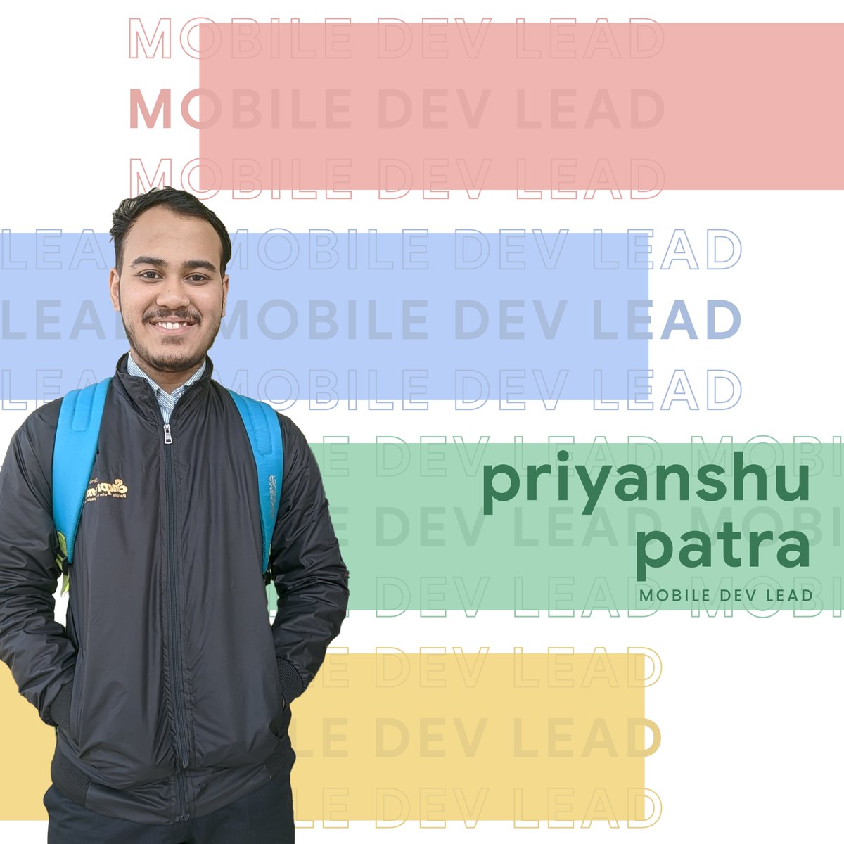 dsc_srinix's tweet photo. Here comes the powerhouse of our community. He has high level, Technical Proficiency with strong foresight .He has skilled with android and iOS development, Flutter clean architecture, Google Firebase, UI/UX design and many more.

#gdsc2022 #googledeveloperstudentclub #gdsc_sce https://t.co/belmCGJIAo