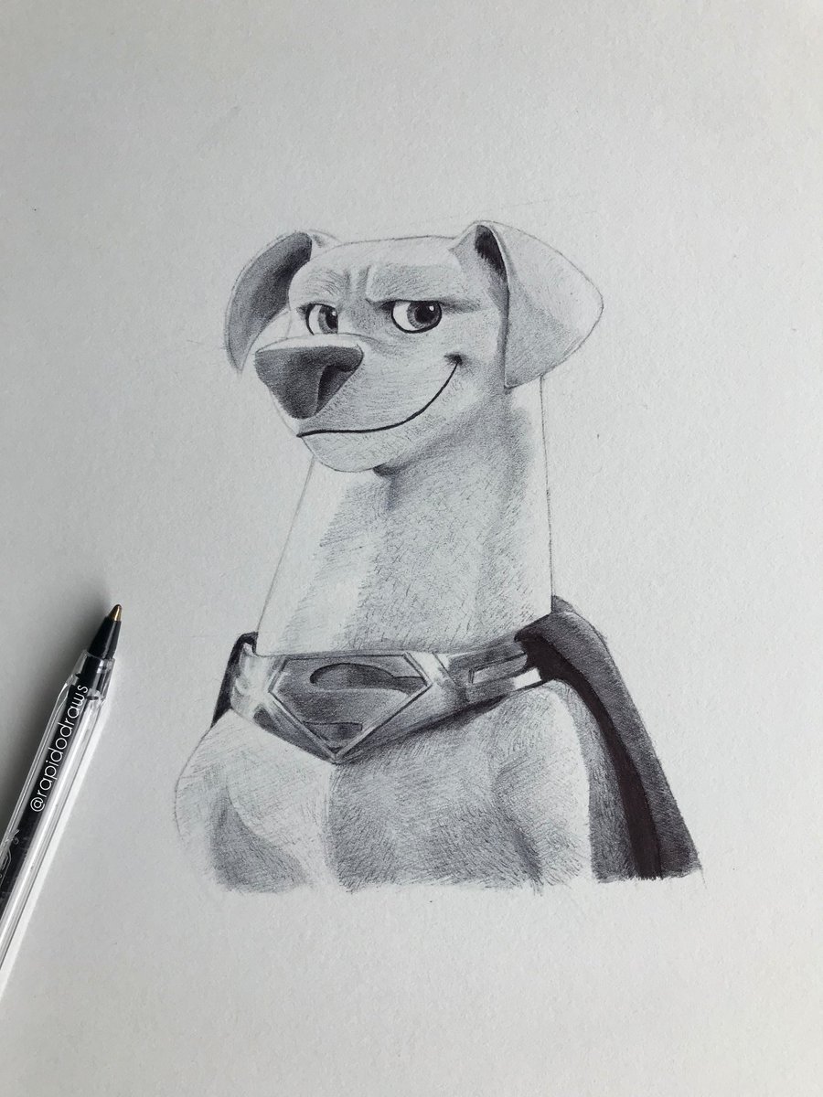 Quick sketch of Krypto

They call him bark kent

#DCLeagueOfSuperPets @TheRock