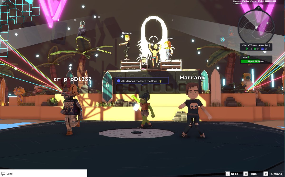 SharmEkrem's tweet photo. @TheSandboxGame @steveaoki I just participated in the #SandboxAlphaS3Giveaway for a chance to win 500 SAND! On stage with Steve Aoki, check out my screenshot below!
👇 https://t.co/0imXO71LUk